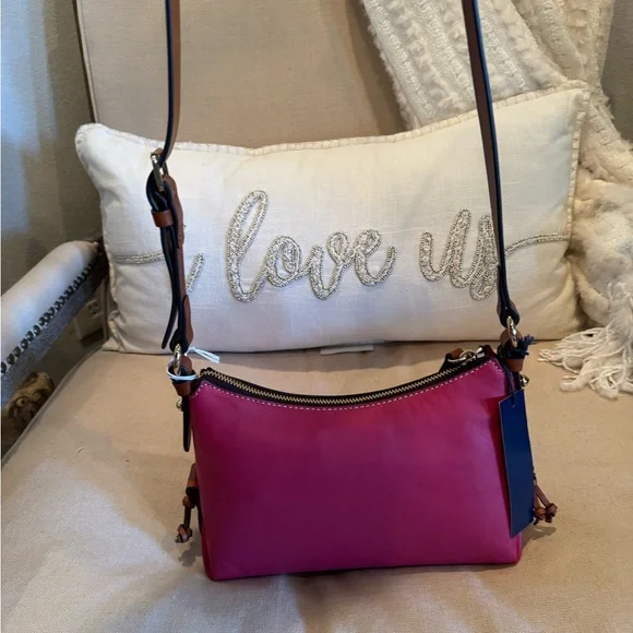 Dooney & Bourke Fuchsia Crossbody Bag - Picture 9 of 11